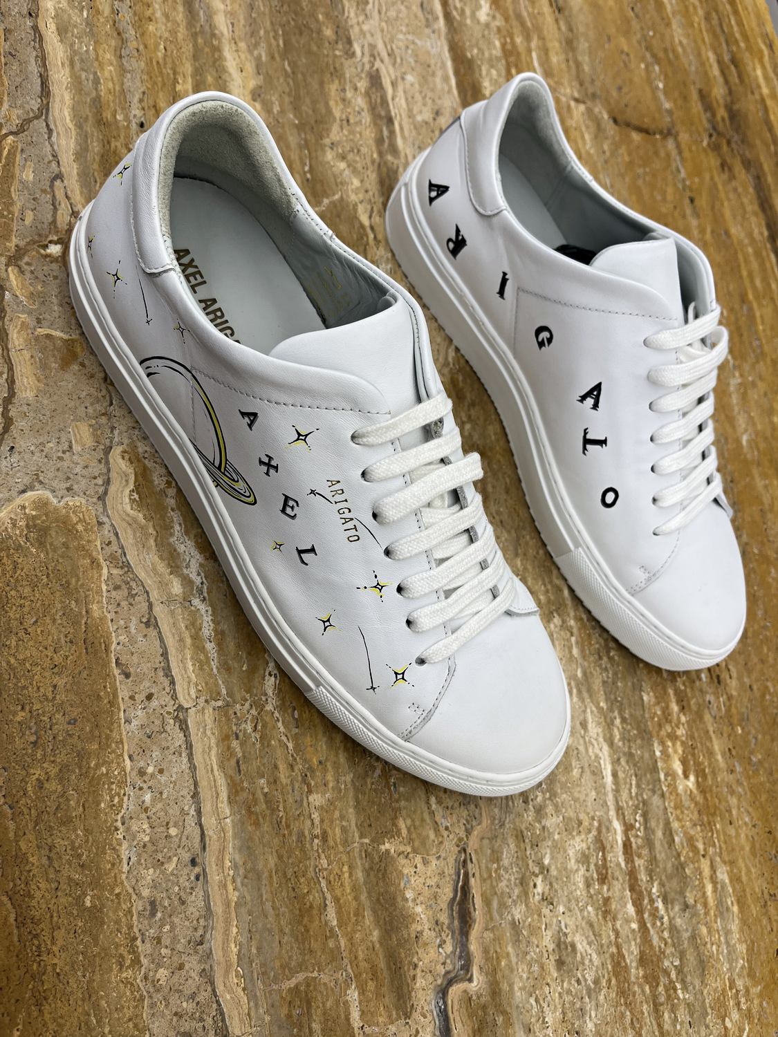 Second completed artist-customised Axel Arigato shoe