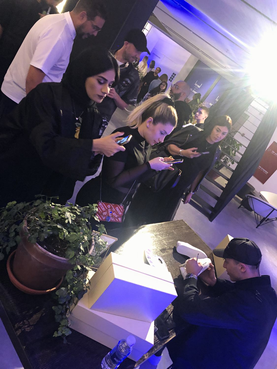 Completed customised footwear from the Level Shoes activation