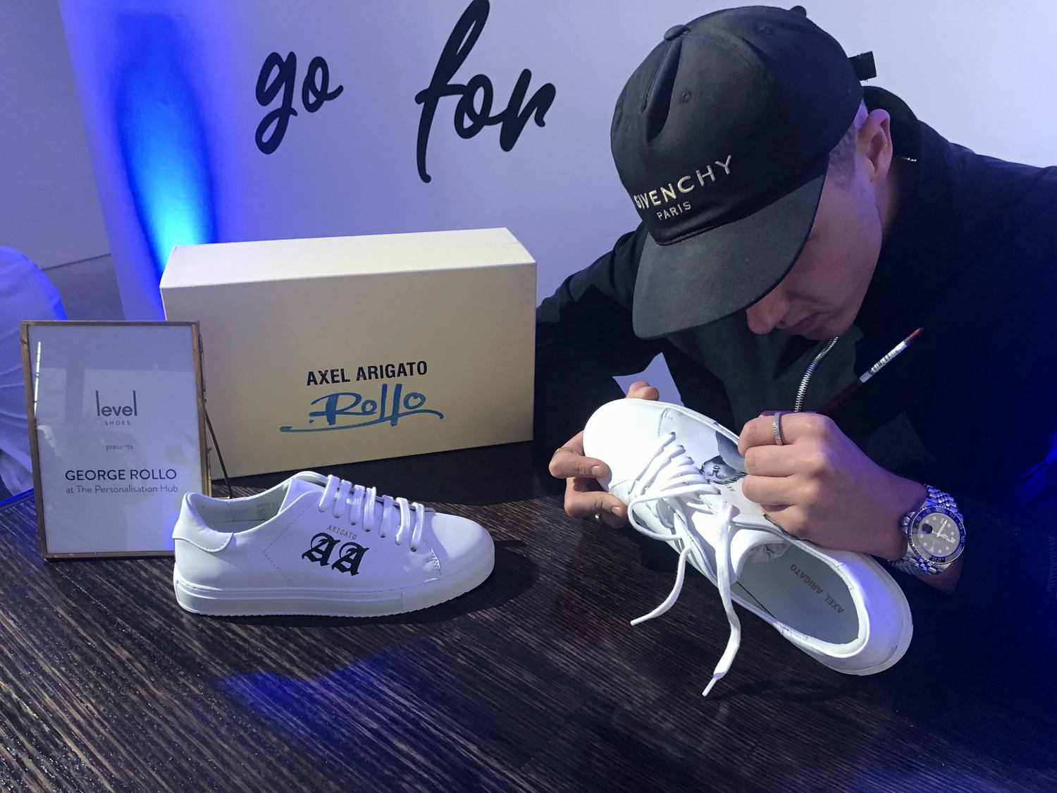 Level Shoes personalisation activity within the store