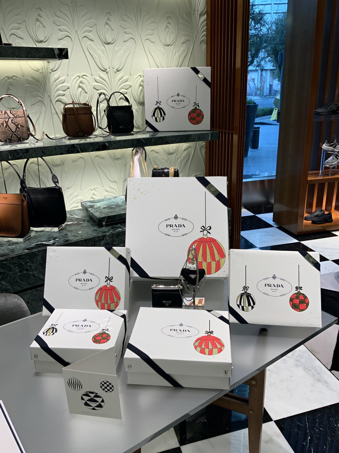 Detailed finished illustration created for the Prada activation