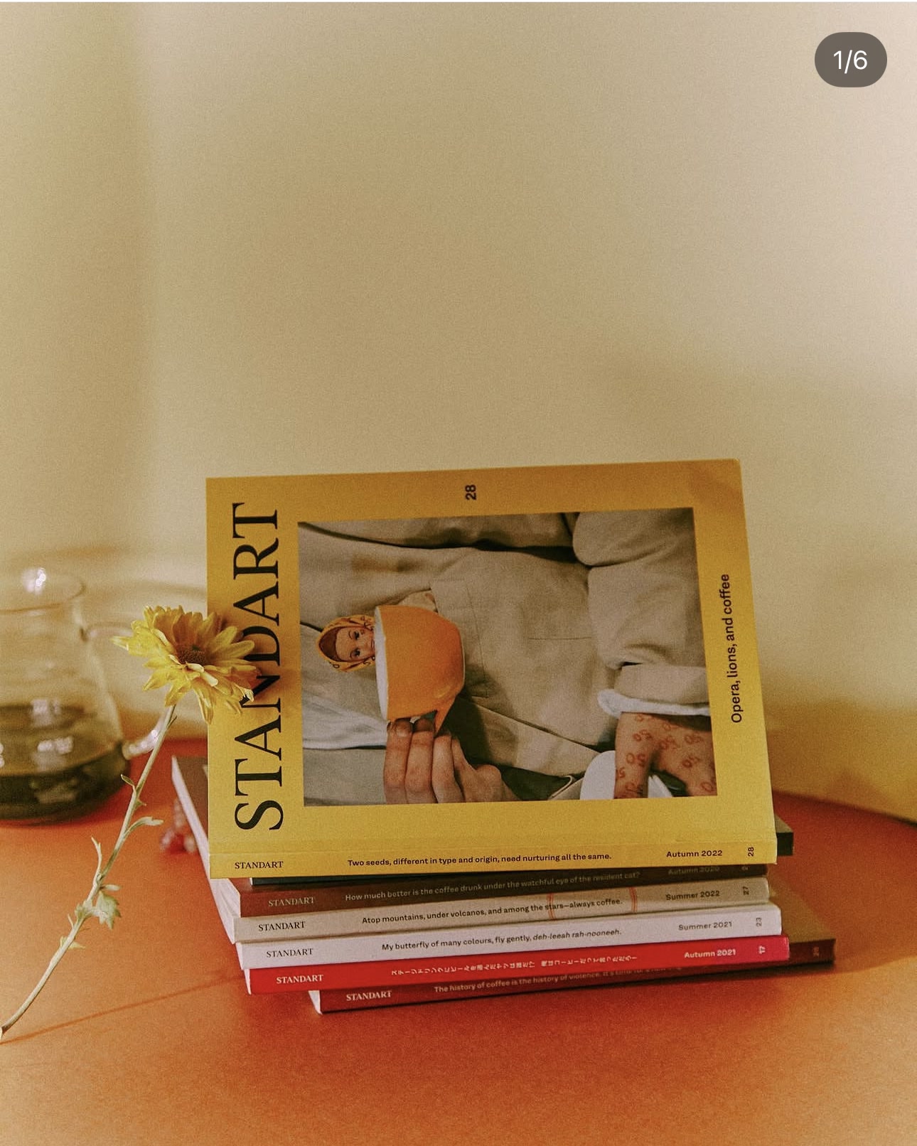 Standart Magazine covers arranged as a collected series