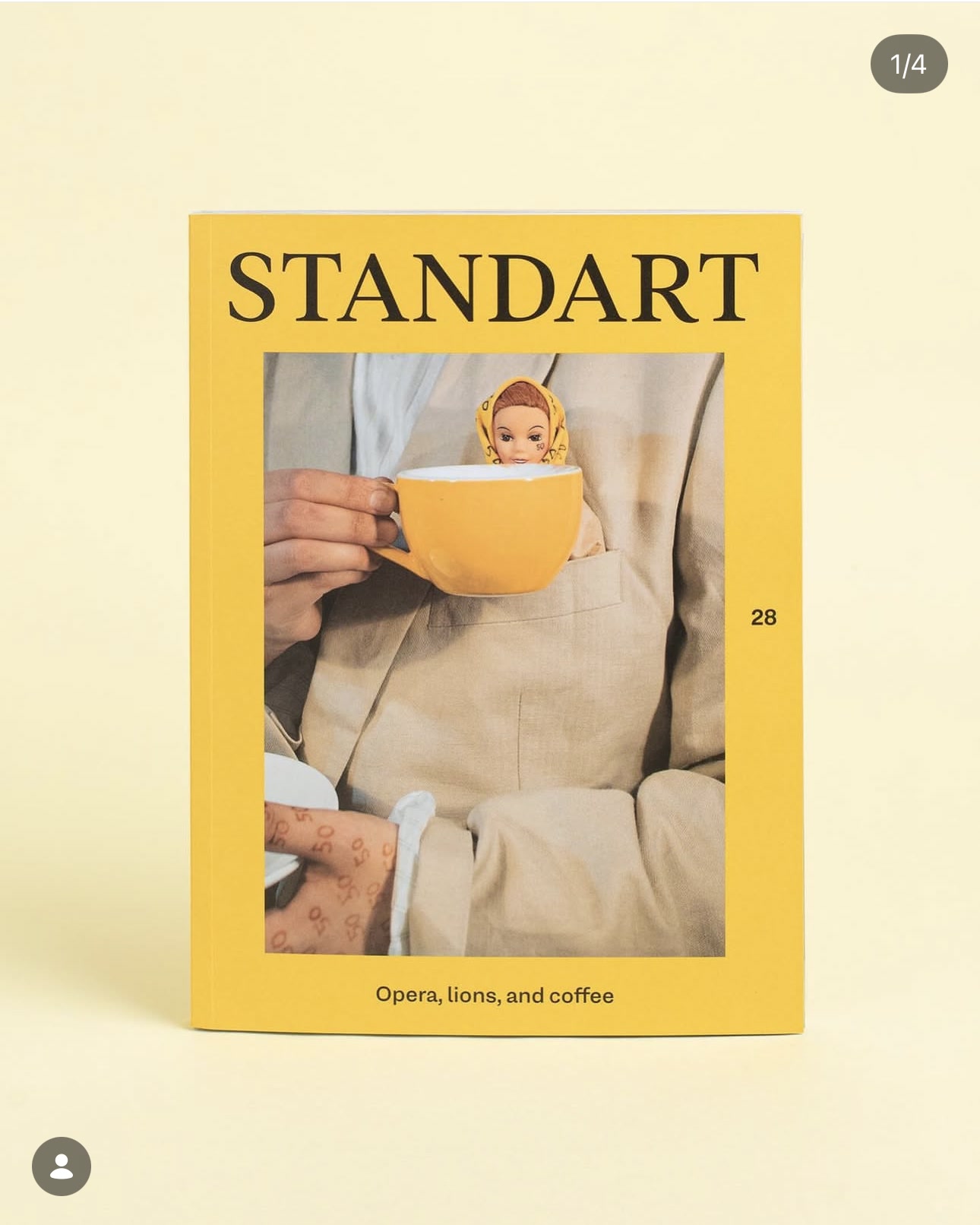 Standart Magazine issue 28 yellow cover