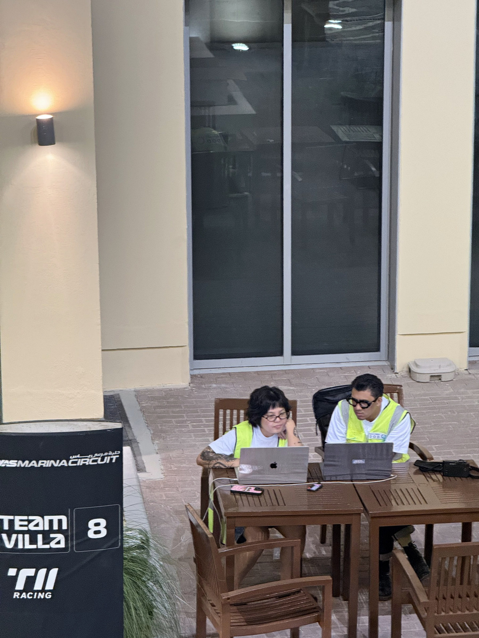 Project planning and coordination taking place on site